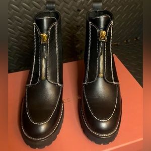 Want Les Essentiels Women's Leather Boots, Size 6 (EU 36), Black, NEW WITH BOX!